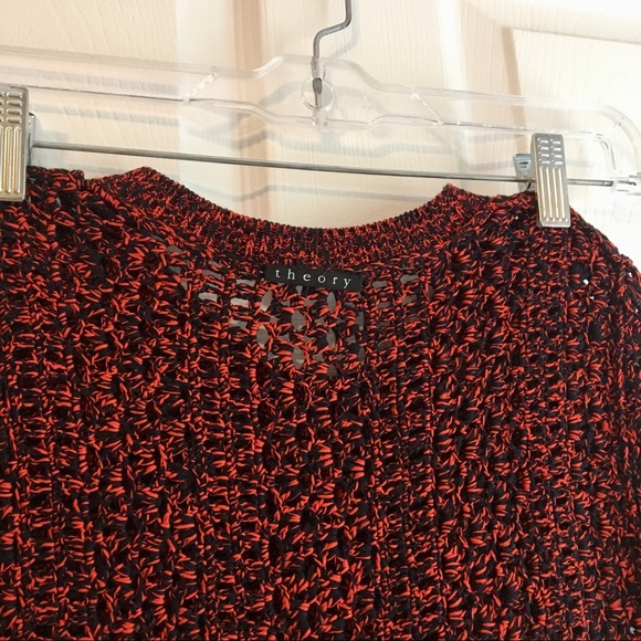 Theory Black And Orange Sweater Dress - Picture 3 of 3